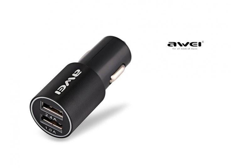 242068936_1595854716__750-5444 شارژر فندکی Awei - Image 1