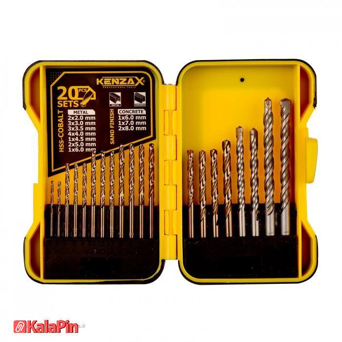 مجموعه 20 عددی مته کنزاکس مدل KDB-120_5f2bd9dad9307.jpeg مجموعه 20 عددی مته کنزاکس مدل KDB-120 - Image 1