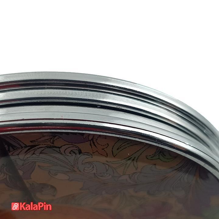 10 آینه کیفی استیل دایره ای - Image 2