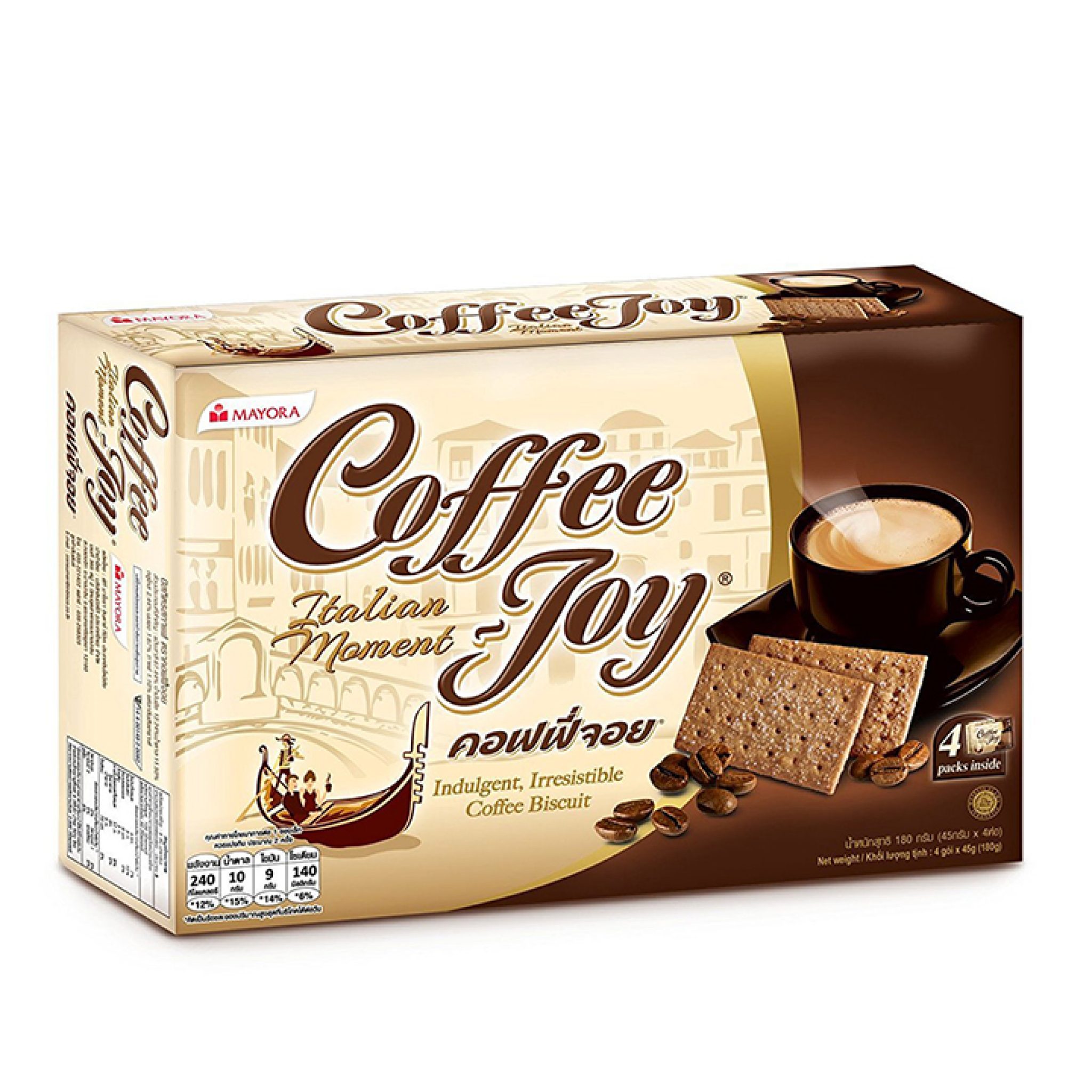 بیسکویت کافی جوی coffee joy بسته 18 عددی کالاپین