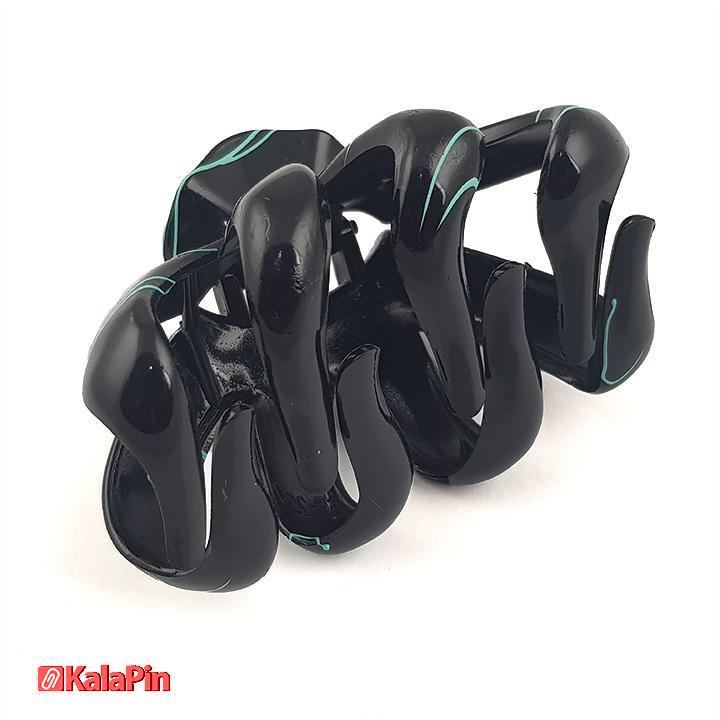 5 پک 6 تایی کلیپس گوجه ای مشکی رگه ای - Image 5