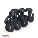 پک 6 تایی کلیپس گوجه ای مشکی رگه ای - تصویر 6