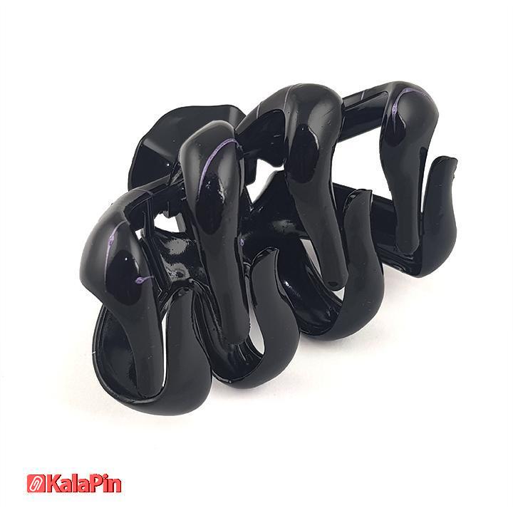 7 پک 6 تایی کلیپس گوجه ای مشکی رگه ای - Image 7