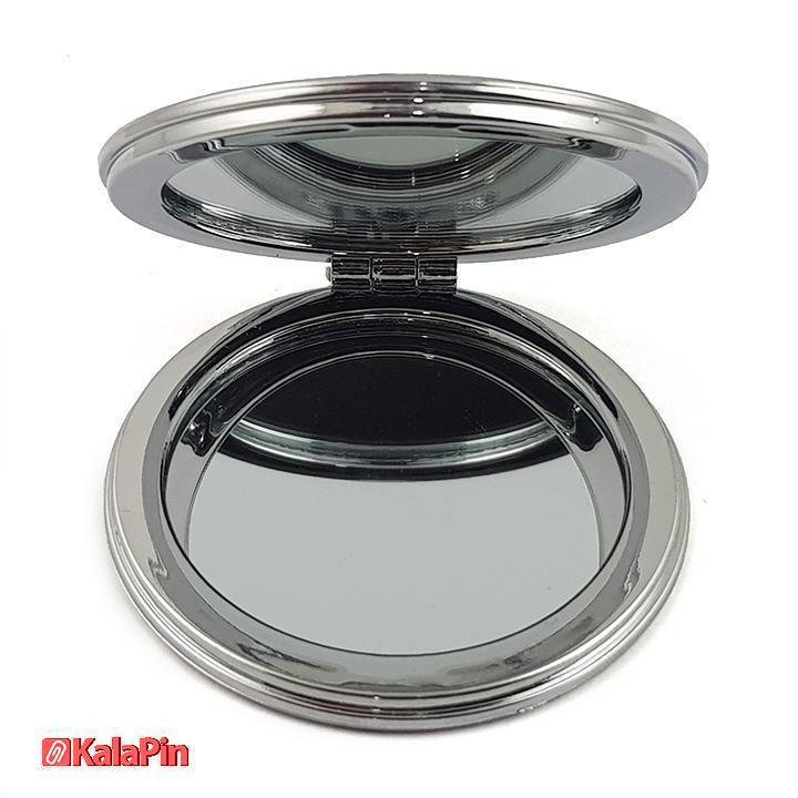 7 آینه کیفی استیل دایره ای - Image 5