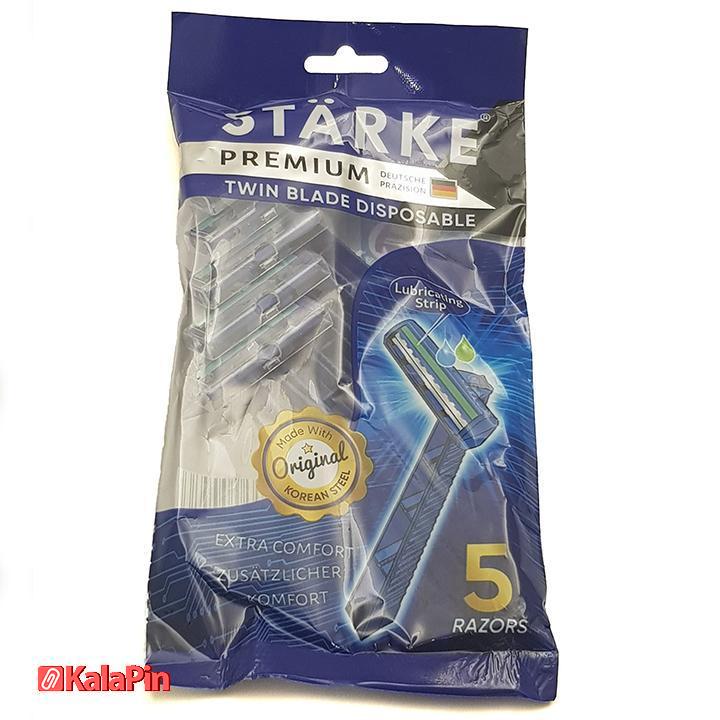 8 خودتراش صابون دار استارک بسته 5 عددی - Image 6