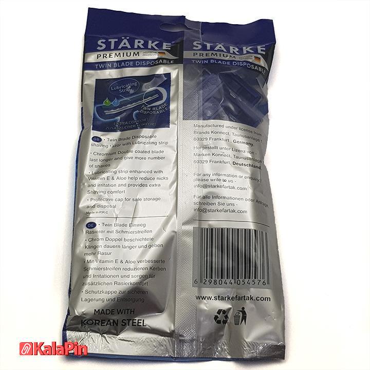 9 خودتراش صابون دار استارک بسته 5 عددی - Image 7