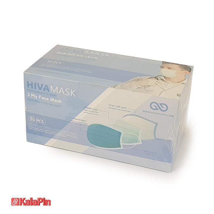 1 ماسک سه لایه یکبار مصرف - Image 2