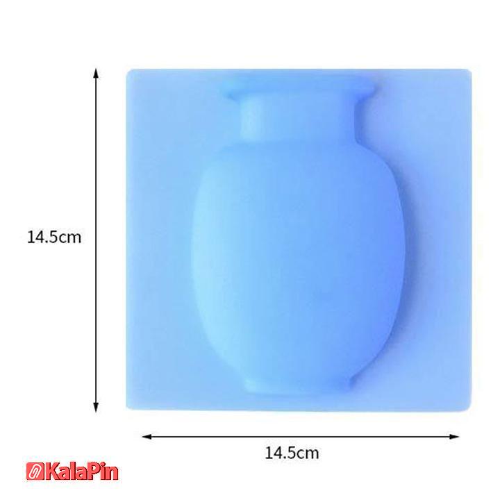 3 گلدان سیلیکونی چسبدار - Image 3