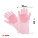 دستکش سیلیکونی پرزدار - تصویر 2