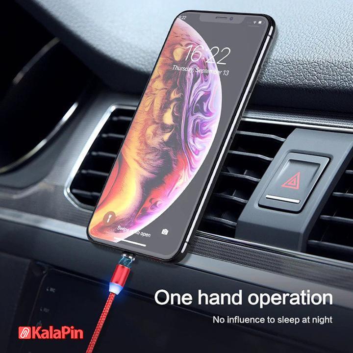 3 کابل فست شارژ مگنتی دکین مدل A59 - Image 7