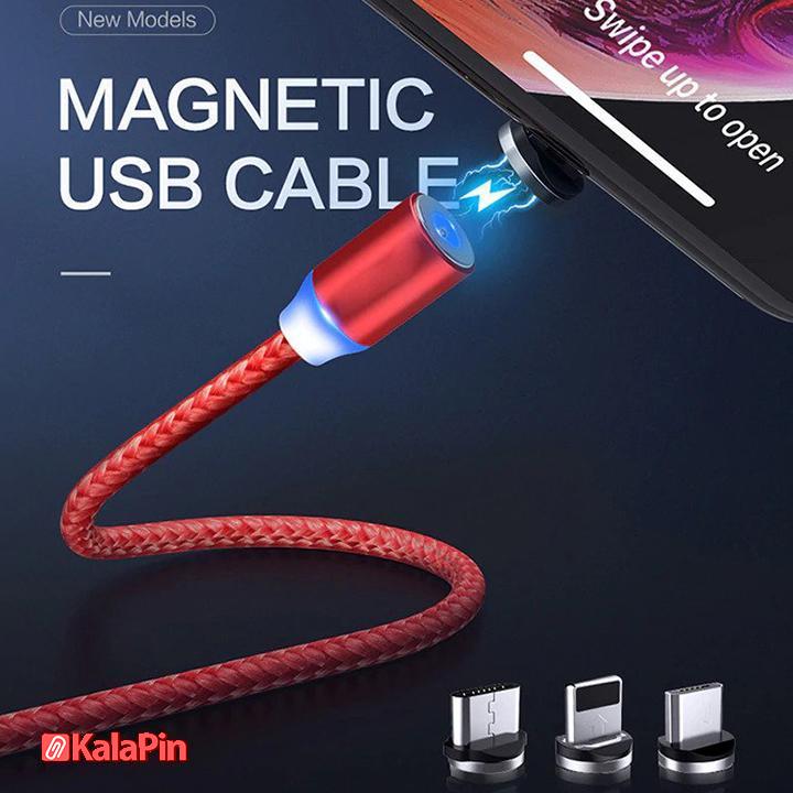 7 کابل فست شارژ مگنتی دکین مدل A59 - Image 3