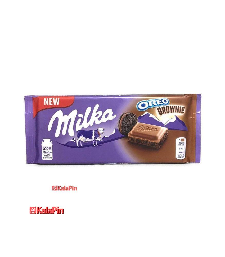 milka-شکلات-شیری-اورئو-براونی-100-گرمی-میلکا شکلات میلکا Milka - Image 4
