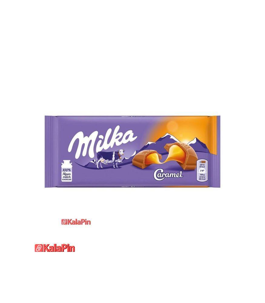 milka-شکلات-شیری-کاراملی-100-گرمی-میلکا شکلات میلکا Milka - Image 11