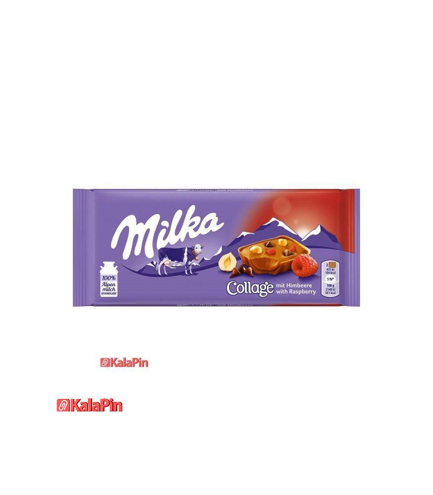 milka-شکلات-شیری-کولاژ-رزبری-93-گرمی-میلکا شکلات میلکا Milka - Image 12