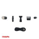 ماشین اصلاح موی صورت کیمی مدل KM-5017 به همراه موزن گوش و بینی جیمی مدل GM 3130 - تصویر 5