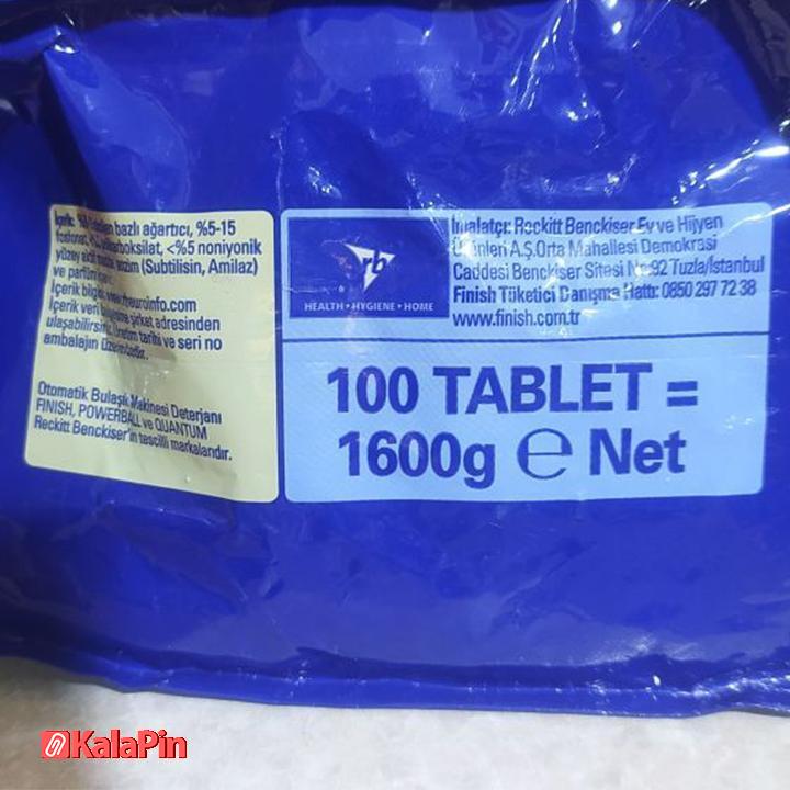 finish-powerball2 بسته 100 عددی قرص ماشین ظرفشویی همه کاره (All in one) فینیش (finish) - Image 3