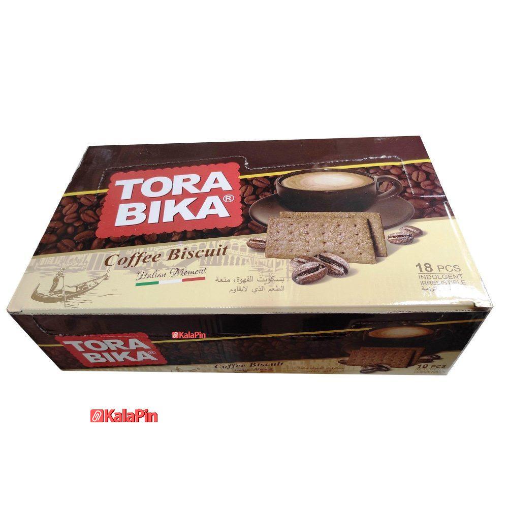 1188b54c2cc4ca3542a6e472279ee3013777f747_1622111537 بیسکوییت ترابیکا Tora Bika مدل Coffee قهوه بسته 18 عددی - تصویر 1