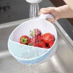 آبکش برنج شوی دسته دار هوم کت