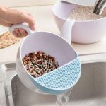 آبکش برنج شوی دسته دار