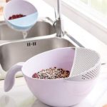 آبکش برنج شوی دسته دار - تصویر 3