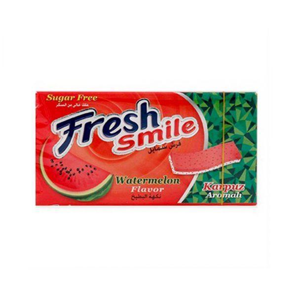 آدامس هندوانه بدون شکر فرش اسمایل Fresh Smile Watermelon gum without sugar_60c0c6a6920b6.jpeg آدامس هندوانه بدون شکر فرش اسمایل Fresh Smile Watermelon gum without sugar - تصویر 1