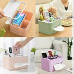 ارگانایزر دستمال کاغذی چند منظوره رو میزی - تصویر 3