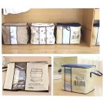 بقچه لباس زیپ دار پارچه ای - تصویر 4