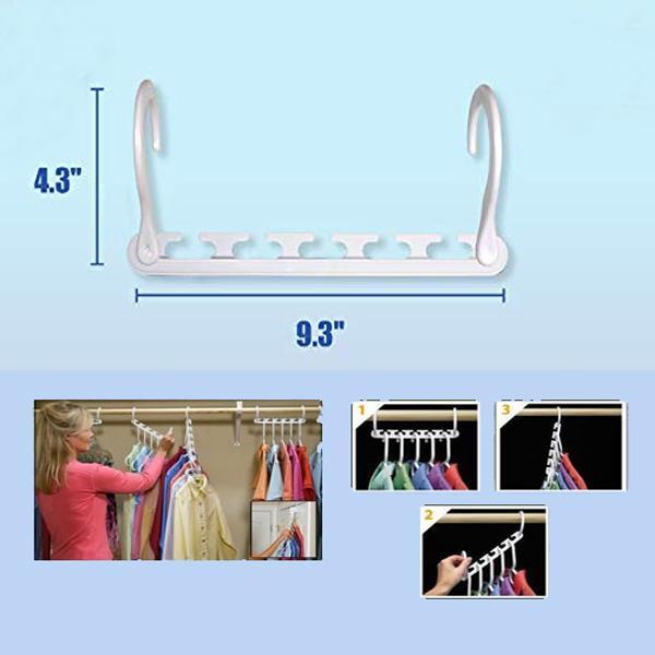 رخت آویز شگفت انگیز و نظم دهنده ی لباس Wonder Hanger_60cb437713162.jpeg رخت آویز شگفت انگیز و نظم دهنده ی لباس Wonder Hanger - Image 6