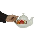 ست کتری و قوری لعابی کد 04 - تصویر 3