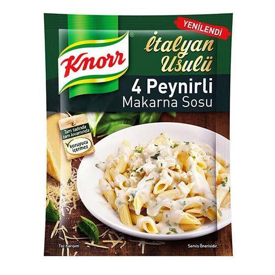 سس ماکارونی با طعم پنیر کنور ترکیه ۵۰ گرم Knorr cheese flavored pasta sauce, 50 grams_60c0c49d1049b.jpeg سس ماکارونی با طعم پنیر کنور ترکیه ۵۰ گرم Knorr cheese flavored pasta sauce, 50 grams - Image 1