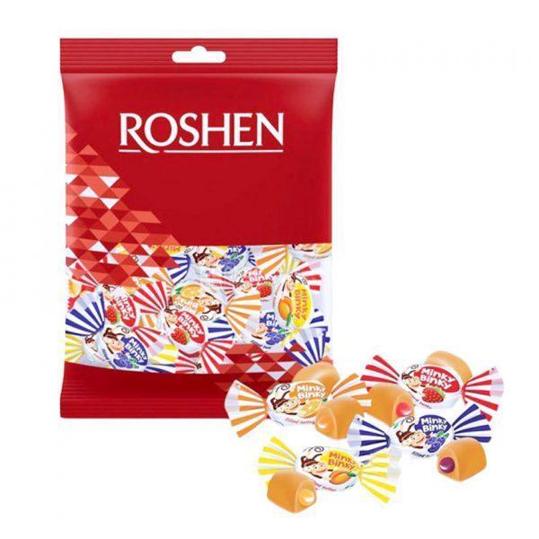 شکلات تافی مغزدار میوه ای مینکی بینکی روشن 1 کیلویی Roshen Minky Binky Roshen Minky Binky Fruit Toffee Chocolate_60c0c95284ac0.jpeg شکلات تافی مغزدار میوه ای مینکی بینکی روشن 1 کیلویی Roshen Minky Binky Roshen Minky Binky Fruit Toffee Chocolate - Image 1