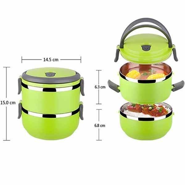 ظرف غذای دو طبقه لانچ باکس_60cb456fa46a6.jpeg ظرف غذای دو طبقه لانچ باکس دو طبقه - Image 5