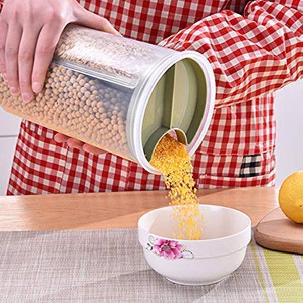 ظرف پلاستیکی چهار قسمتی حبوبات_60cb451f3b998.jpeg ظرف پلاستیکی چهار قسمتی حبوبات - تصویر 1