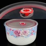 ظروف سه تکه سرامیکی درب سوپاپ دار - تصویر 5