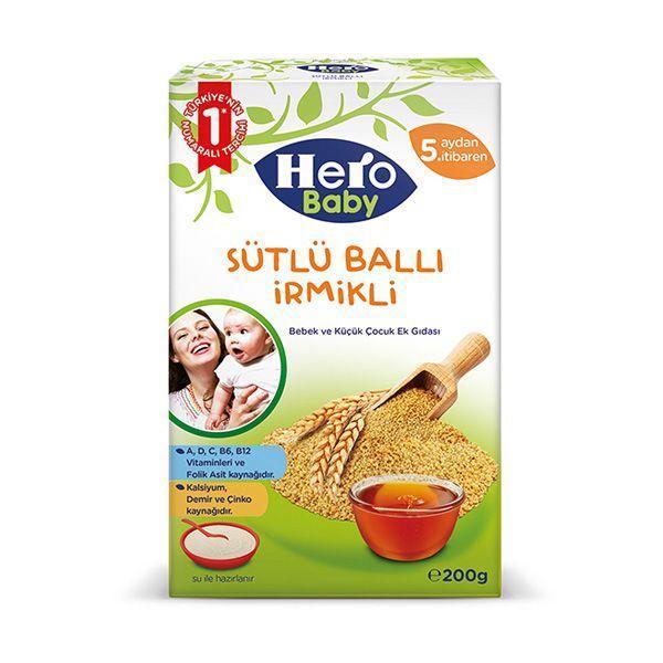 غذای کمکی هیرو بیبی (Hero Baby) شیر، گندم و عسل 200 گرمی Hero Baby food supplement with the taste of milk, wheat and honey 200 g_60b8960119f61.jpeg غذای کمکی هیرو بیبی (Hero Baby) شیر، گندم و عسل 200 گرمی Hero Baby food supplement with the taste of milk, wheat and honey 200 g - تصویر 1