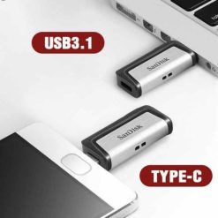 فلش مموری سن دیسک Ultra Dual Drive USB Type-C ظرفیت 64 گیگابایت گارانتی 36 ماهه - Image 4