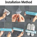 نگهدارنده دمپایی دیواری سه تایی - تصویر 5