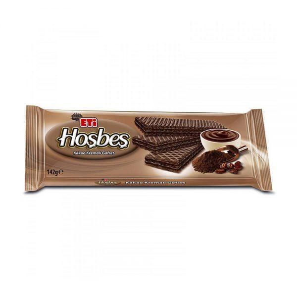 ویفر کرم کاکائویی هوش بش HosBes cocoa cream wafer_60c0c7bac3de4.jpeg ویفر کرم کاکائویی هوش بش HosBes cocoa cream wafer - تصویر 1