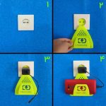 پایه نگهدارنده موبایل مخصوص پریز برق (استاپ شارژ) - تصویر 4