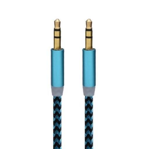 کابل AUX کنفی – سرفلزی (1متری)_60cc5f4c2331f.jpeg کابل AUX کنفی - سرفلزی (1متری) - Image 1