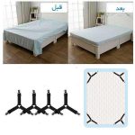 گیره نگهدارنده روتختی بسته 4 عددی - تصویر 6