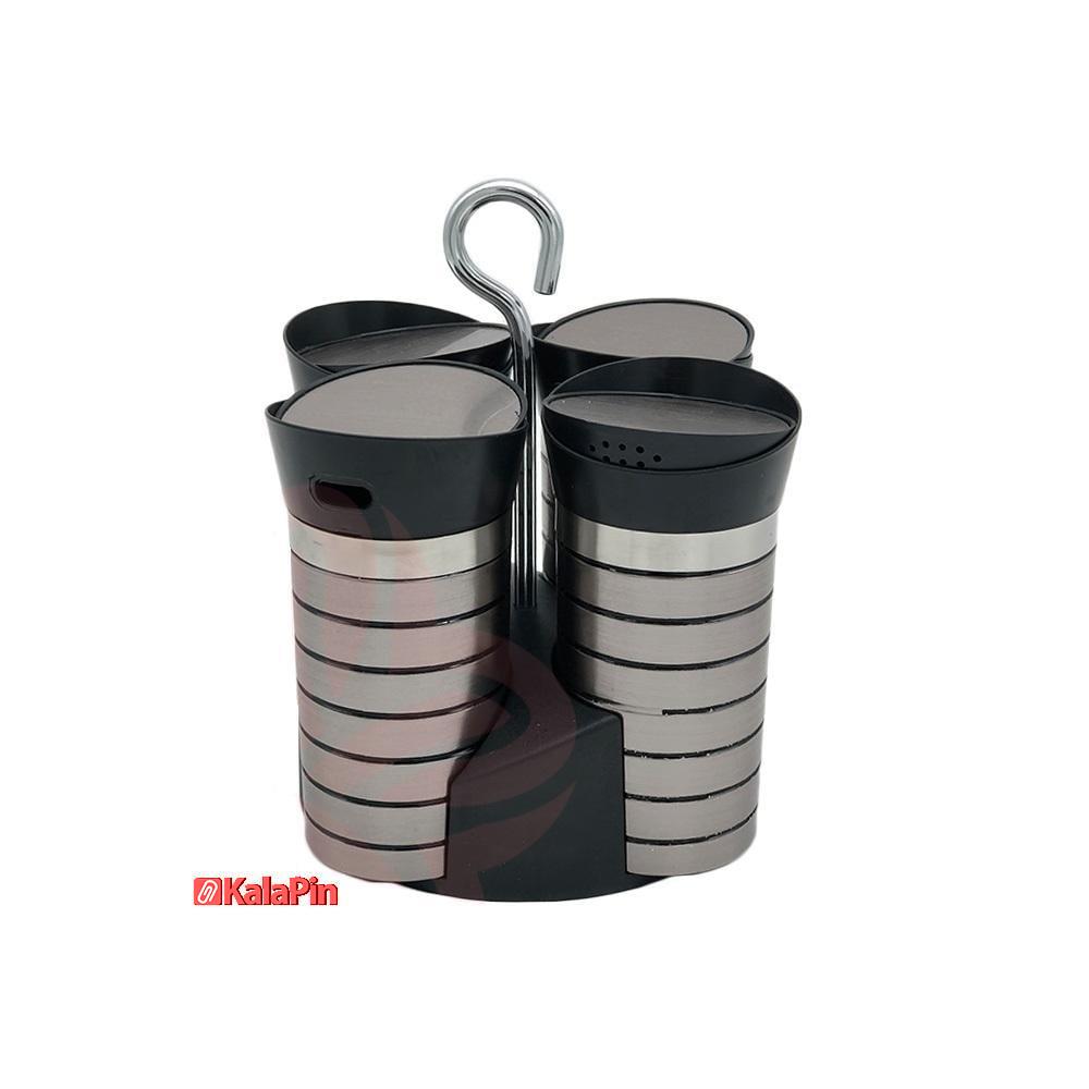 022 جا ادویه 4 تایی استیل Bazen - تصویر 1