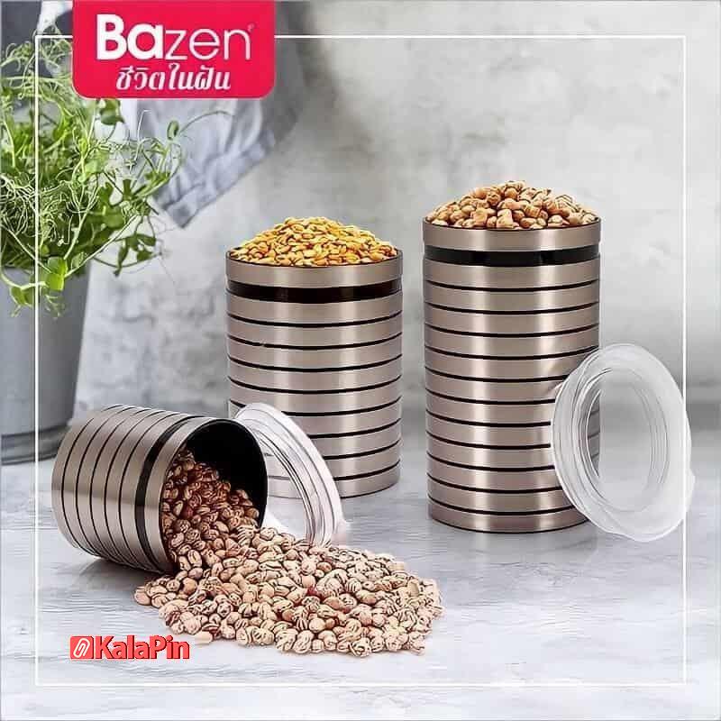 654356 (1) بانکه طرح استیل بازن Bazen سه سایز - Image 1