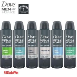 اسپری دئودورانت ضد تعریق مردانه داو Dove شش عددی