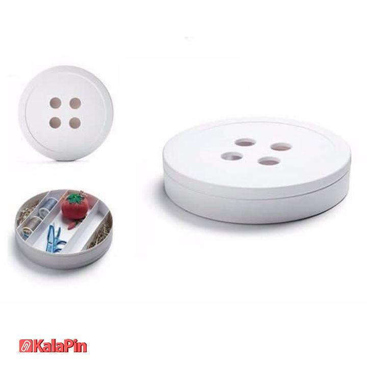 Untitled design (3) جعبه نخ و سوزن طرح دکمه - Image 2