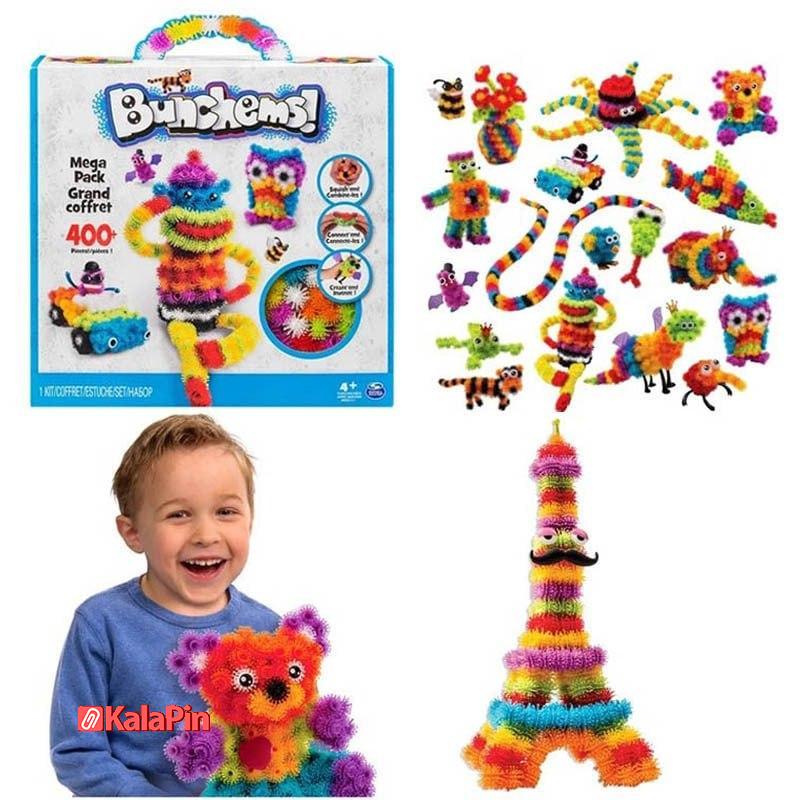 WhatsApp Image 2021-07-23 at 16.19.57 (1) بازی ساختنی مگا پک بانچمز 400 عددی Bunchems - Image 1