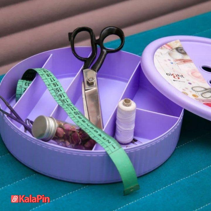 dsd جعبه نخ و سوزن طرح دکمه - Image 1