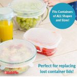 درپوش محافظ غذا بی رنگ بسته 6 عددی