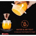 درپوش محافظ غذا بی رنگ بسته 6 عددی - تصویر 4