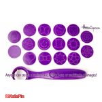 قاشق طراحی شابلون دار دارای 16 عدد شابلون - تصویر 5